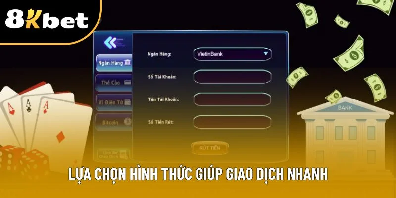 Lựa chọn hình thức giúp giao dịch nhanh