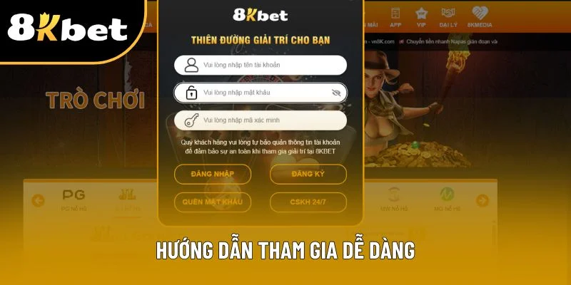 Hướng dẫn tham gia dễ dàng Hướng dẫn tham gia dễ dàng
